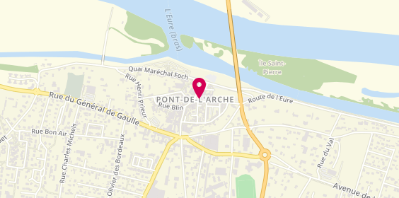 Plan de Caisse d'Epargne Pont de l'Arche, 1 place Hyacinthe Langlois, 27340 Pont-de-l'Arche