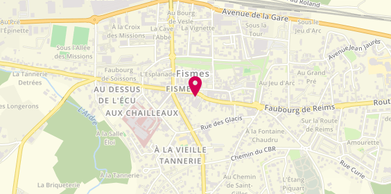 Plan de LCL Banque et assurance, 26 Rue de la Huchette, 51170 Fismes