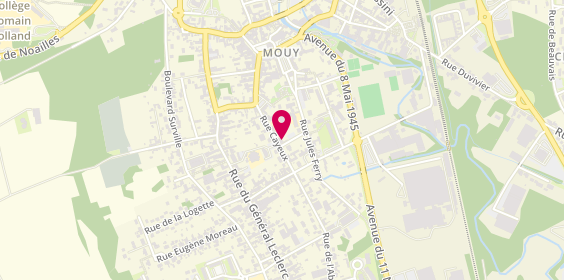 Plan de Mouy Cayeux, 17 Rue Cayeux, 60250 Mouy