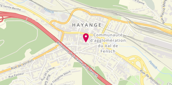 Plan de Credit Agricole Hayange, 5 Rue de la Flatte, 57700 Hayange