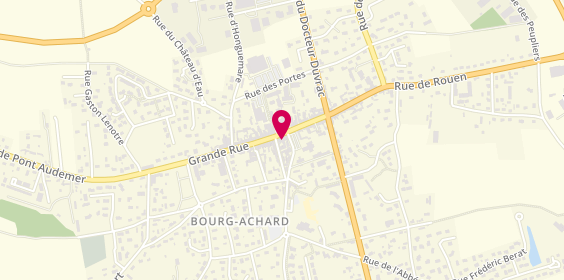 Plan de LCL Banque et assurance, 155 Grande Rue, 27310 Bourg-Achard