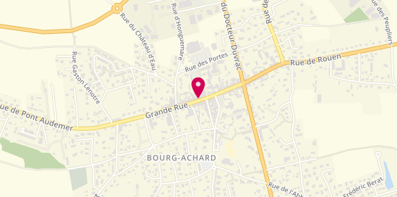 Plan de BNP Paribas, 202 Grande Rue, 27310 Bourg-Achard