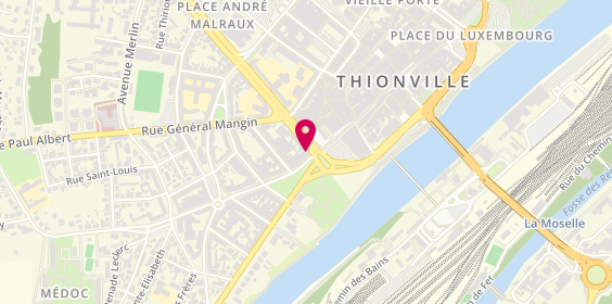 Plan de Caisse d'Epargne, 19 place de la République, 57100 Thionville
