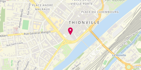 Plan de LCL Banque et assurance, 52 Rue de Paris, 57100 Thionville