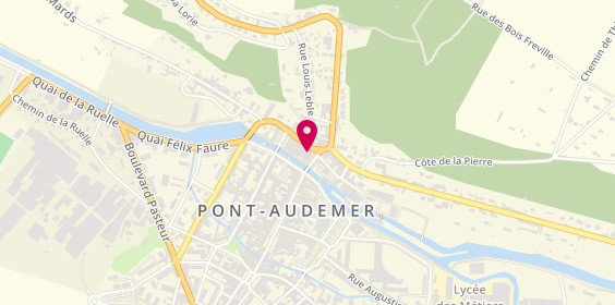 Plan de Crédit Mutuel, 5 place de Verdun, 27500 Pont-Audemer