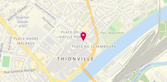 Plan de Les Compagnons de la Moselle, 20 avenue Clemenceau, 57100 Thionville