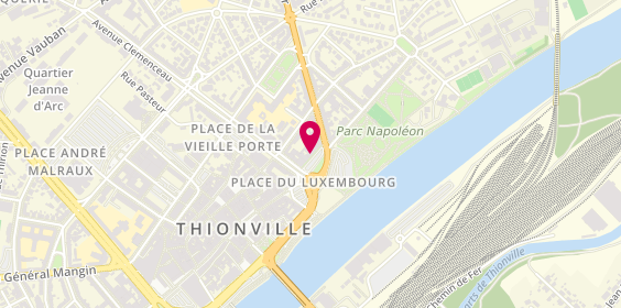 Plan de CCF Thionville, 6 square du 11 Novembre, 57100 Thionville