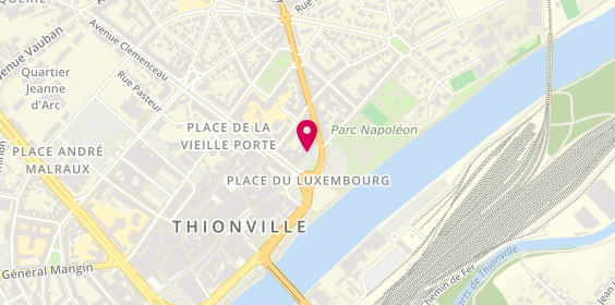 Plan de Hsbc - Agence Thionville, 6 11 Novembre, 57100 Thionville