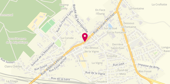 Plan de Groupama Grand Est, 2 Rue Lucien Michel, 54560 Audun-le-Roman