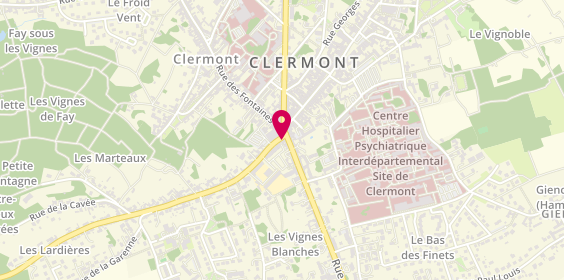 Plan de LCL Banque et assurance, 1 Rue Pierre Viénot, 60600 Clermont