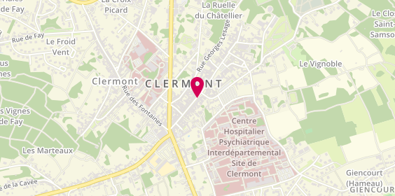 Plan de BNP, 62 Rue de la République, 60600 Clermont
