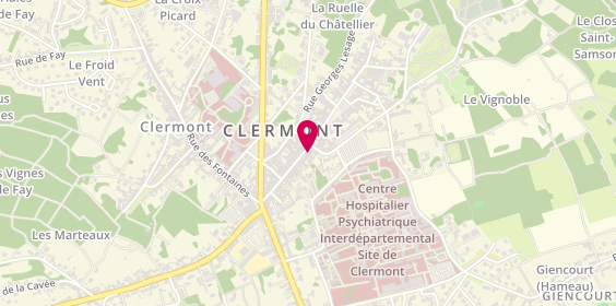 Plan de Credit Mutuel, 64 Rue de la République, 60600 Clermont