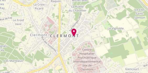 Plan de Cic, 86 Rue de la République, 60600 Clermont