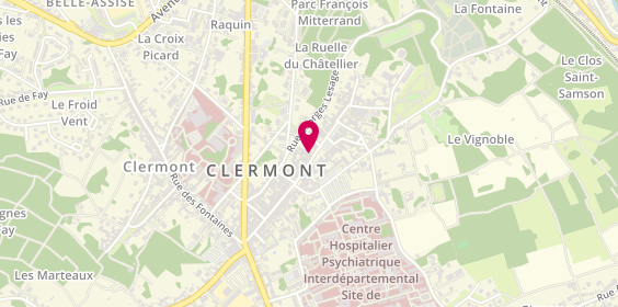 Plan de Clermont de l'Oise, 15 place de l'Hôtel de Ville, 60600 Clermont