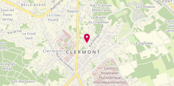 Plan de Crédit Agricole Brie Picardie, 5 Rue du Général Pershing, 60600 Clermont