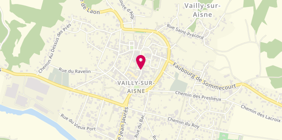 Plan de Caisse d'Epargne Vailly sur Aisne, 22 Rue Alexandre Legry, 02370 Vailly-sur-Aisne