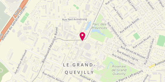Plan de Crédit Agricole Normandie-Seine, 108 avenue des Provinces, 76120 Le Grand-Quevilly