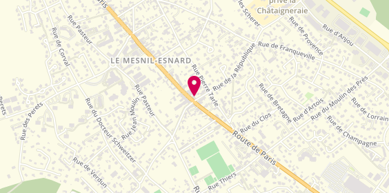 Plan de BRED-Banque Populaire, 70 Route de Paris, 76240 Le Mesnil-Esnard