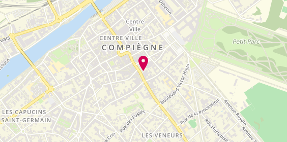 Plan de Agence Saint Jacques, 8 place Saint-Jacques, 60200 Compiègne