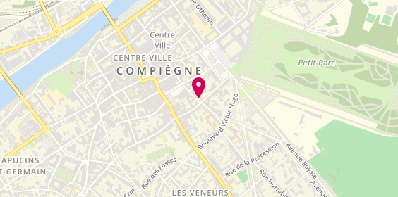 Plan de Hsbc Fr Compiegne, 3 Rue de la Sous-Préfecture, 60200 Compiègne