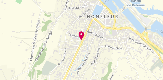 Plan de BNP Paribas - Honfleur, 56 Rue de la République, 14600 Honfleur