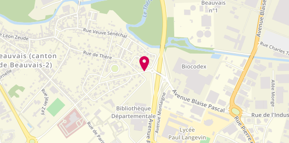 Plan de Credit Agricole, 18 Rue d'Allonne, 60000 Beauvais