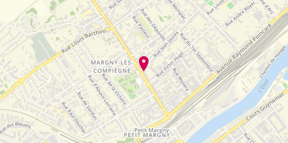 Plan de CIC, 104 avenue Octave Butin, 60280 Margny-lès-Compiègne