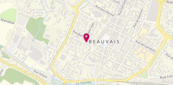 Plan de BNP Paribas - Beauvais, 18 Rue du Dr Gérard, 60000 Beauvais