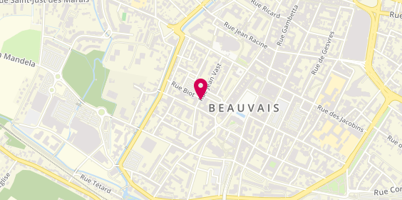 Plan de Agence Beauvais Centre, 29 Rue Jean Vast, 60000 Beauvais