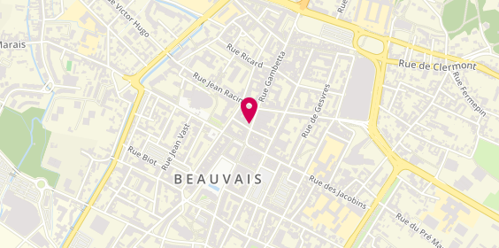 Plan de Agence de Beauvais Carnot, 33 Rue Carnot, 60000 Beauvais