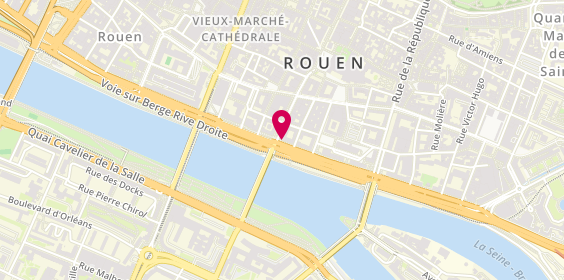 Plan de Rouen Grand Pont, 2 Rue Grand Pont, 76000 Rouen