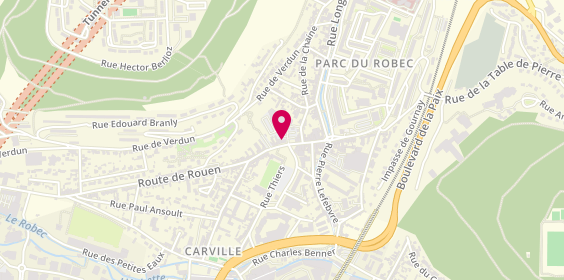 Plan de BRED-Banque Populaire, 88 Rue Sadi Carnot, 76160 Darnétal