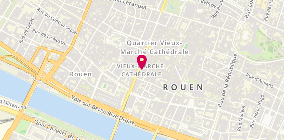 Plan de LCL Banque et assurance, 48 Rue Jeanne d'Arc, 76000 Rouen