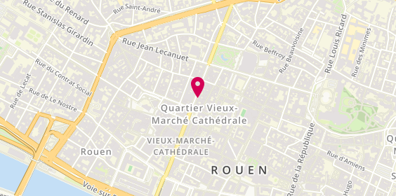 Plan de Rouen Jeanne d'Arc, 68 Rue Jeanne d'Arc, 76000 Rouen