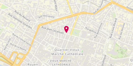Plan de Banque de France, 32 Rue Jean Lecanuet, 76005 Rouen