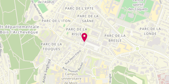 Plan de LCL Banque et assurance, place Colbert, 76130 Mont-Saint-Aignan