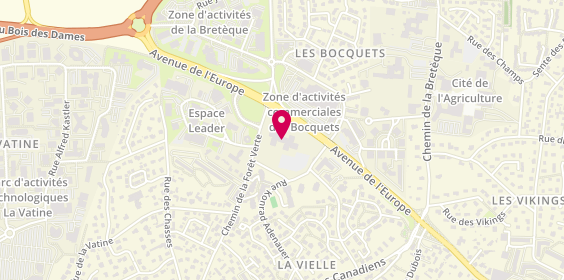 Plan de Siège Social de la Caisse d'Epargne Normandie, 151 Rue d'Uelzen, 76230 Bois-Guillaume