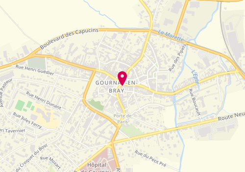 Plan de Groupama, 28 place Nationale, 76220 Gournay-en-Bray