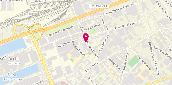 Plan de Crédit Agricole Normandie-Seine, 73 Rue Gustave Brindeau, 76600 Le Havre