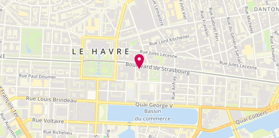 Plan de BRED-Banque Populaire, 122 Boulevard de Strasbourg, 76600 Le Havre