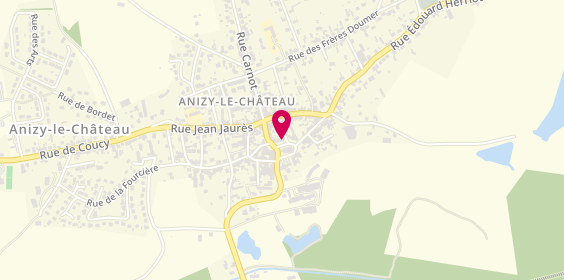 Plan de Caisse d'Epargne Anizy le Chateau, 6 place Rochechouart, 02320 Anizy-le-Château