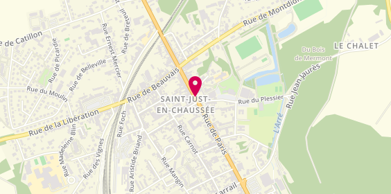 Plan de Credit Agricole Brie Picardie, 33 Paris, 60130 Saint-Just-en-Chaussée