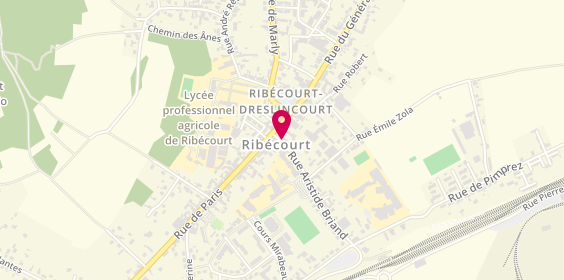 Plan de Credit Agricole, 35 Rue Aristide Briand, 60170 Ribécourt-Dreslincourt