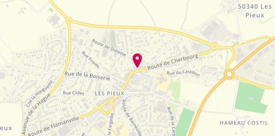 Plan de Agence de Les Pieux, 62 Rue Centrale, 50340 Les Pieux