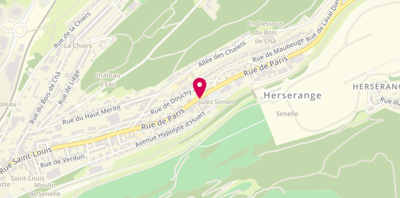 Plan de Caisse de Crédit Mutuel des Hauts de Lor, 114 Rue de Paris, 54440 Herserange