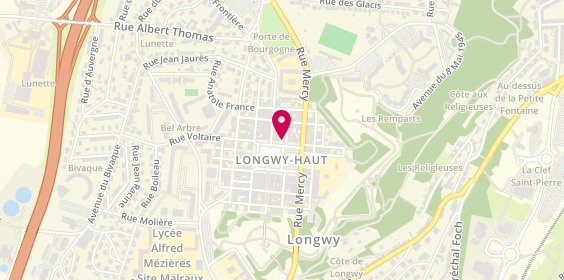 Plan de Credit Agricole Longwy Haut, place Du Colonel Darche, 54400 Longwy