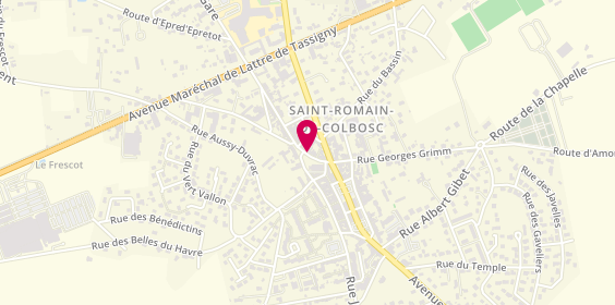 Plan de Caisse d'Epargne Saint Romain de Colbosc, 24 Rue de la République, 76430 Saint-Romain-de-Colbosc