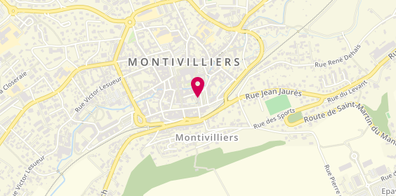 Plan de Caisse d'Epargne Montivilliers, 5 place Abbé Pierre, 76290 Montivilliers