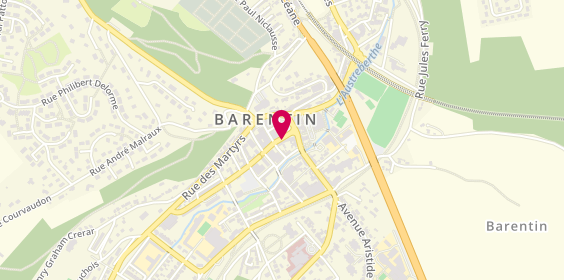 Plan de BNP Paribas - Barentin, 12 Rue du Général Giraud, 76360 Barentin