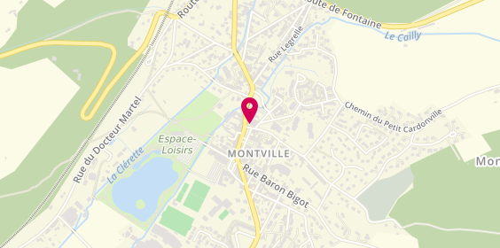 Plan de BNP Paribas - Montville, 3 place de la République, 76710 Montville